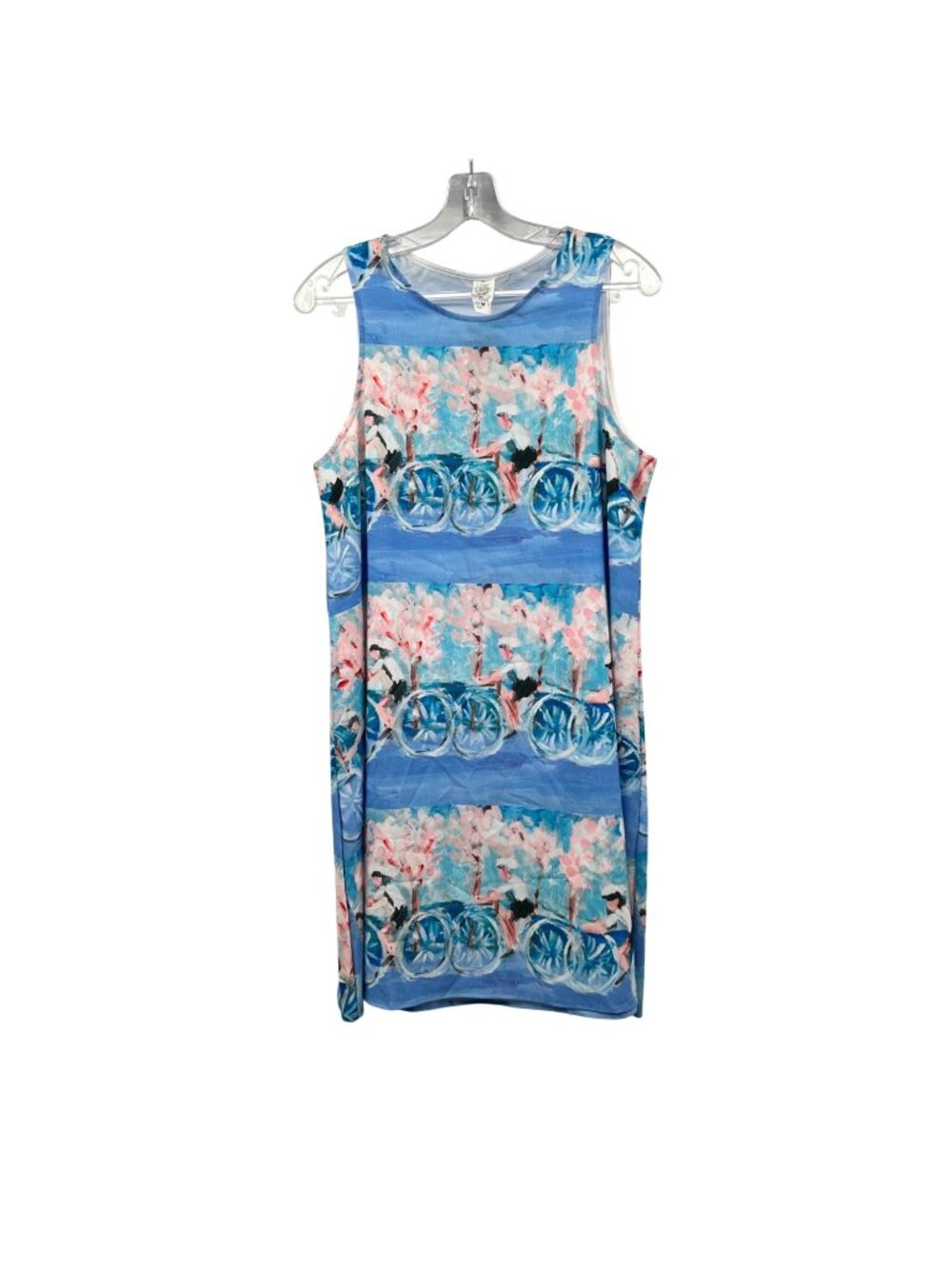 Bev Neal Wearable Art Womens Tank Dress Multicolor Size Small New